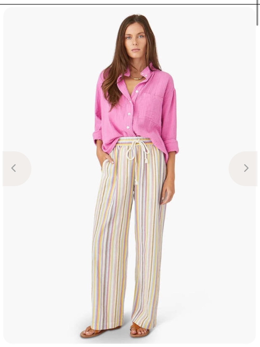 Xirena Harper Wide-Leg Drawstring Pants in Sunshade